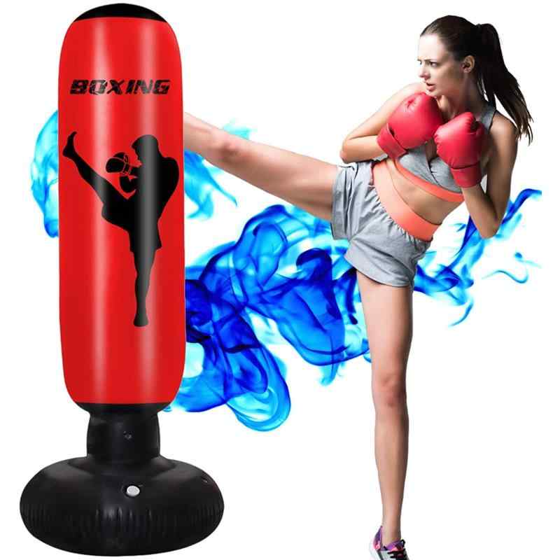 67" Inflatable Punching Bag- Standing Boxing Bag